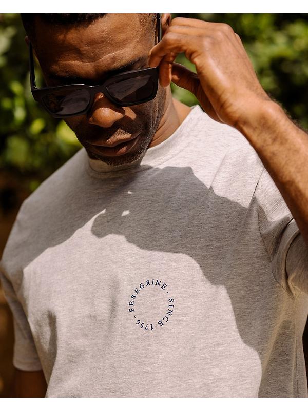 Peregrine Men's Made In England Graphic T-Shirt - Light Grey Image 9