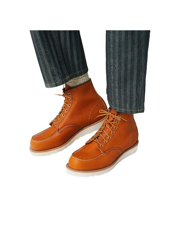 Red Wing Classic Moc Toe 6" Boots - Oro Legacy Leather - Style 875 Image 12