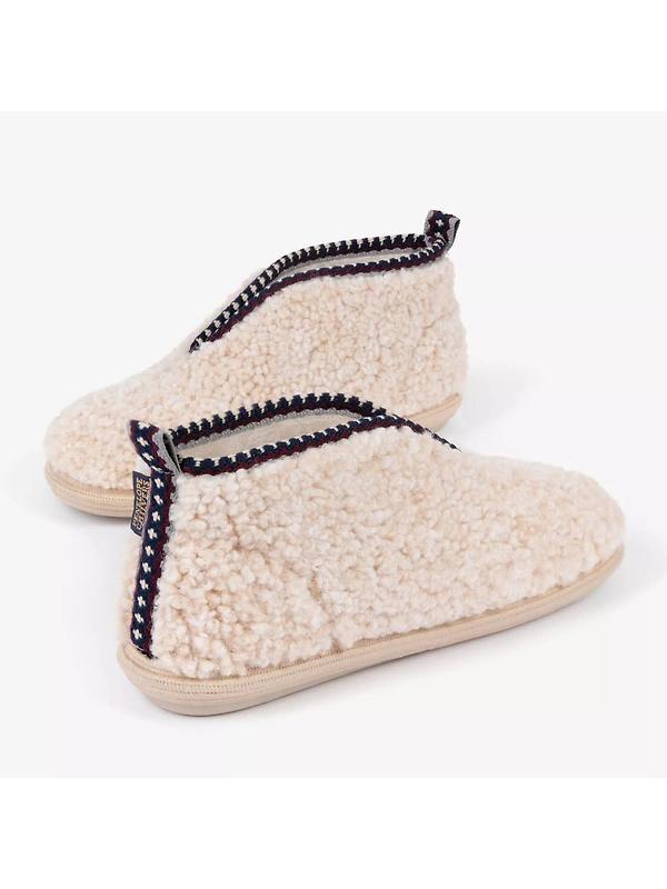 Penelope Chilvers Women's Puck Fleece Slipper - Ivory Image 2