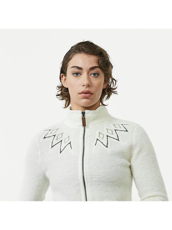66°North Women's Kaldi Sweater - Off White Image 5