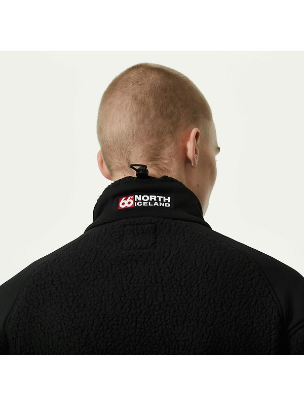 66°North Men's Tindur Technical Shearling Jacket - Black Image 9