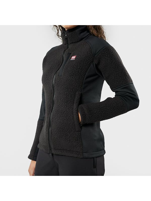 66°North Women's Tindur Technical Shearling Jacket - Black Image 4