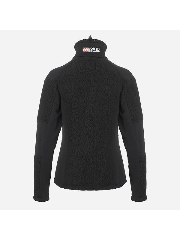 66°North Women's Tindur Technical Shearling Jacket - Black Image 7