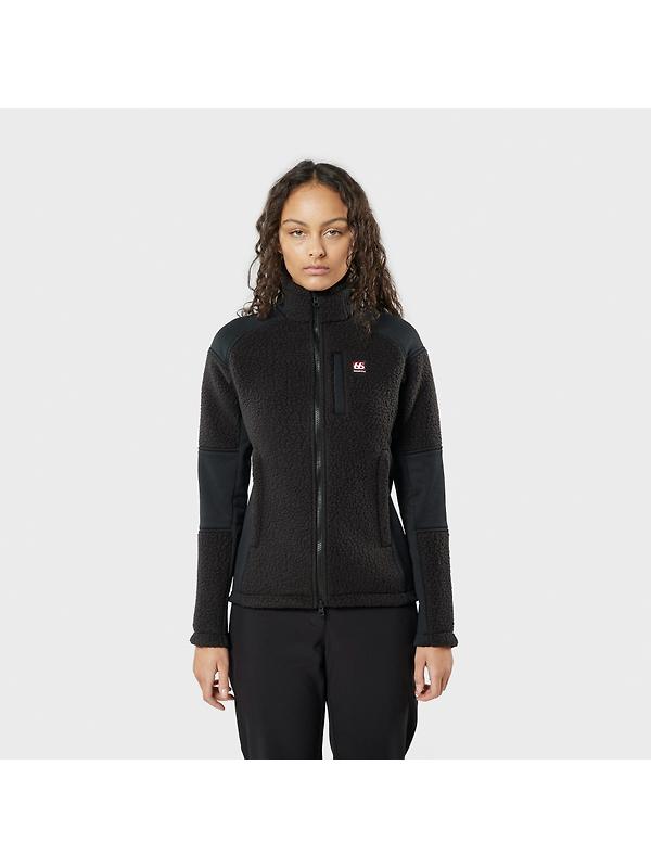 66°North Women's Tindur Technical Shearling Jacket - Black Image 2