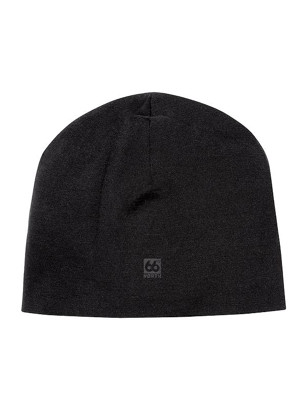66°North Básar Merino Beanie Hat - Black Product Image