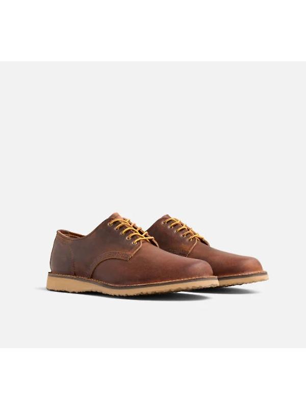 Red Wing Men's Weekender Oxford Shoes - Copper Rough & Tough - Style 3604 Image 2