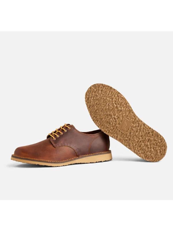Red Wing Men's Weekender Oxford Shoes - Copper Rough & Tough - Style 3604 Image 4