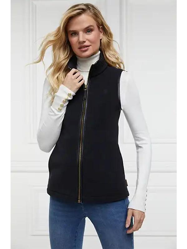 Holland Cooper Women's Country Fleece Gilet - Black Image 6