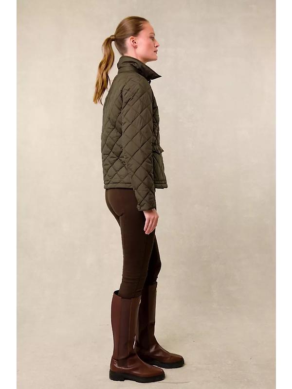 Holland Cooper Women's Quilted Coach Jacket - Heritage Khaki Image 5