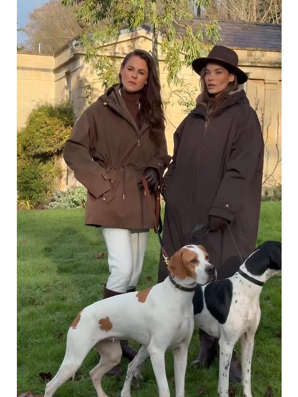 Holland Cooper Women's One-Size Lightweight Waterproof Parka - Chestnut Image 6