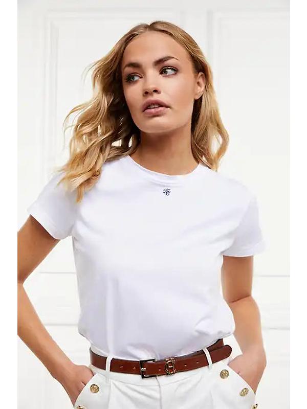 Holland Cooper Women's Monogram Tee - White Image 6