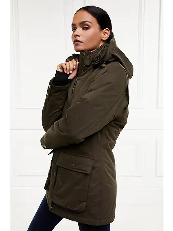 Holland Cooper Women's Stamford Country Coat - Khaki Image 7