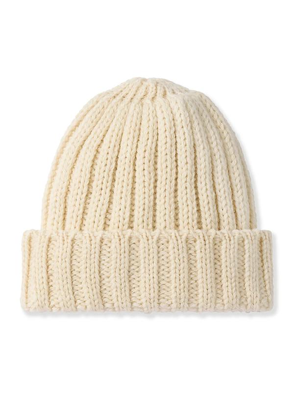 Peregrine Milliner Ribbed Beanie - Ecru Image 1