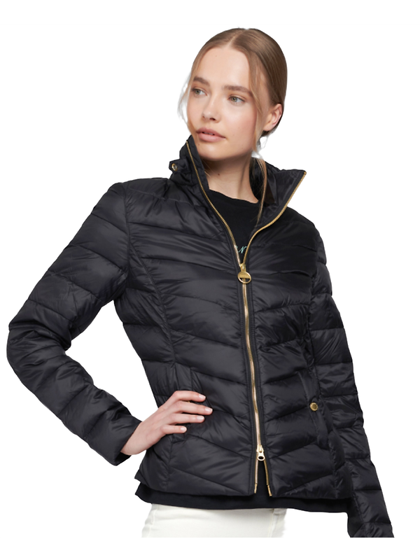 Barbour International Women's Aubern Quilted Jacket - Black Image 2