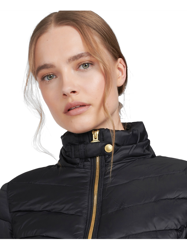 Barbour International Women's Aubern Quilted Jacket - Black Image 7