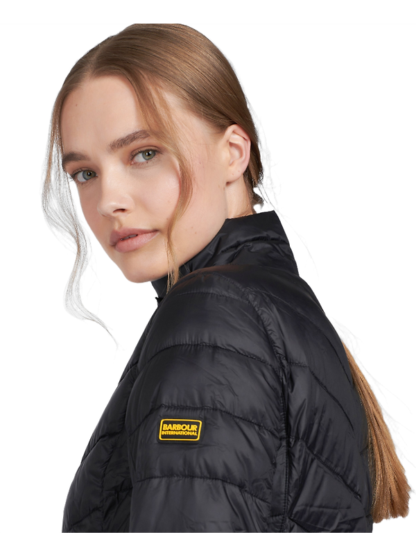 Barbour International Women's Aubern Quilted Jacket - Black Image 8
