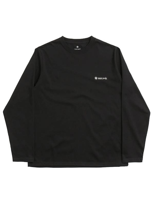 Product image of Snow Peak Onepoint Logo Long Sleeve T-Shirt - Black