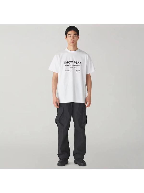 Snow Peak Typography T-Shirt - White Image 2