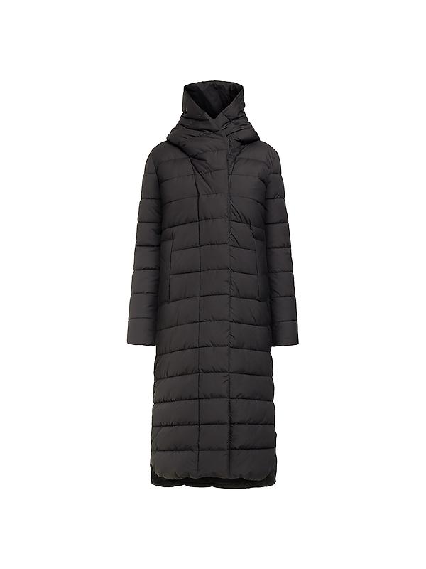 Didriksons Women's Stella Long Parka - Black Image 1