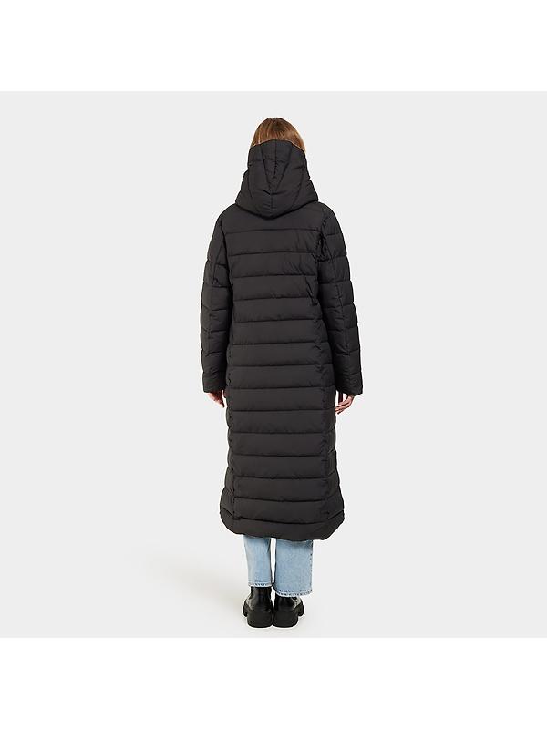 Didriksons Women's Stella Long Parka - Black Image 5