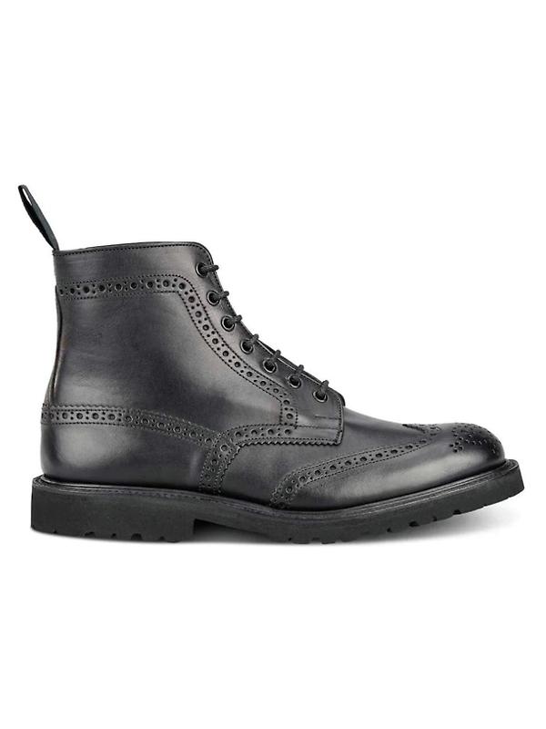 Tricker’s Stow Country Boot – Olivvia Classic Black Image 1