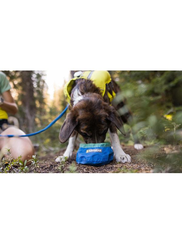 RUFFWEAR Trail Runner Ultralight Dog Bowl - Blue Pool Image 6