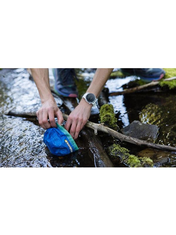 RUFFWEAR Trail Runner Ultralight Dog Bowl - Blue Pool Image 7