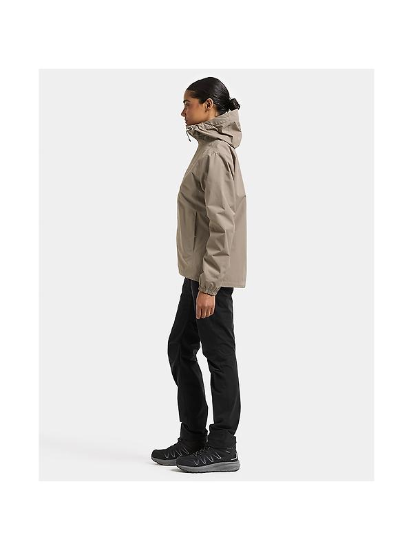 Didriksons Women's Varja Waterproof Jacket - Ash Brown Image 5