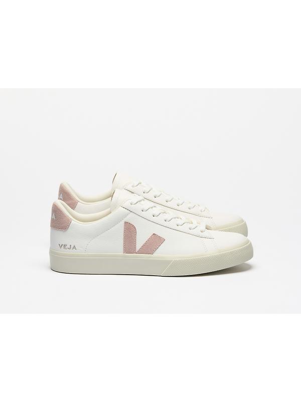 VEJA Women's Campo Leather Sneaker - White Babe Image 2