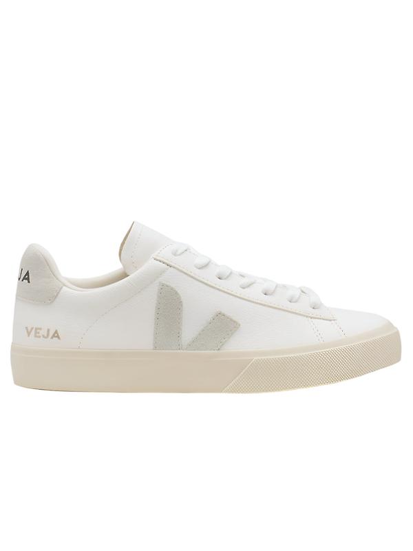 VEJA Women's Campo Leather Sneaker - White Natural Product Image