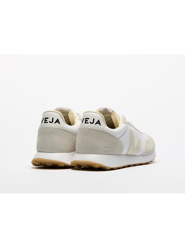 VEJA Women's Rio Branco II Alveomesh Retro-Running Trainers - White White Image 4