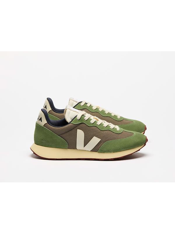 VEJA Men's Rio Branco II Ripstop Retro-Running Trainers - Kaki Pierre Image 2