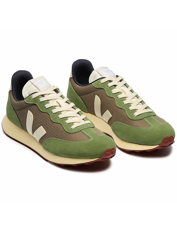 VEJA Men's Rio Branco II Ripstop Retro-Running Trainers - Kaki Pierre Image 3