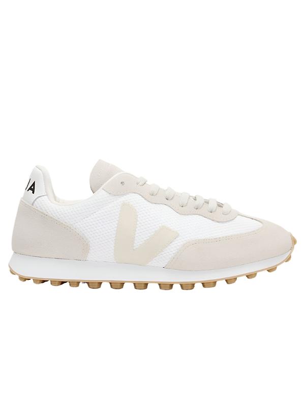 VEJA Women's Rio Branco II Alveomesh Retro-Running Trainers - White White Image 1