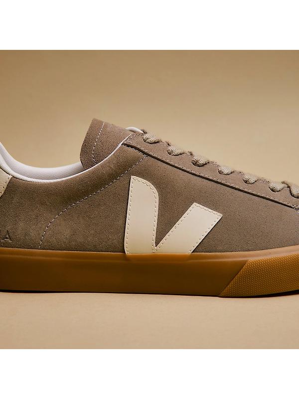 Veja Women's Campo Suede Sneakers - Taupe Pierre Natural Image 4