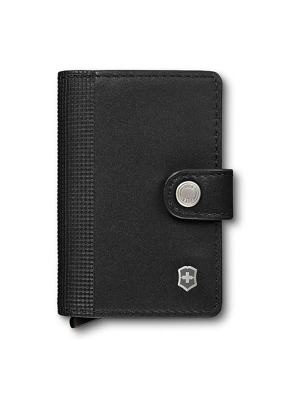 Victorinox Altius Secrid Leather Card Wallet - Black Image 1