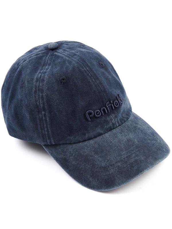 Penfield Washed Baseball Cap - Navy Image 1