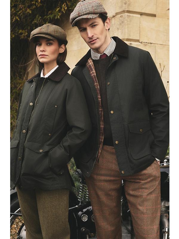 Holland Cooper Women's Classic Waxed Jacket - Dark Olive Image 3