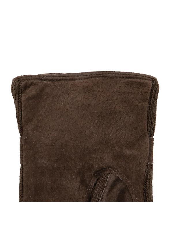 Dents Women's Laura Three-Point Fleece-Lined Suede Gloves - Mocca Image 5