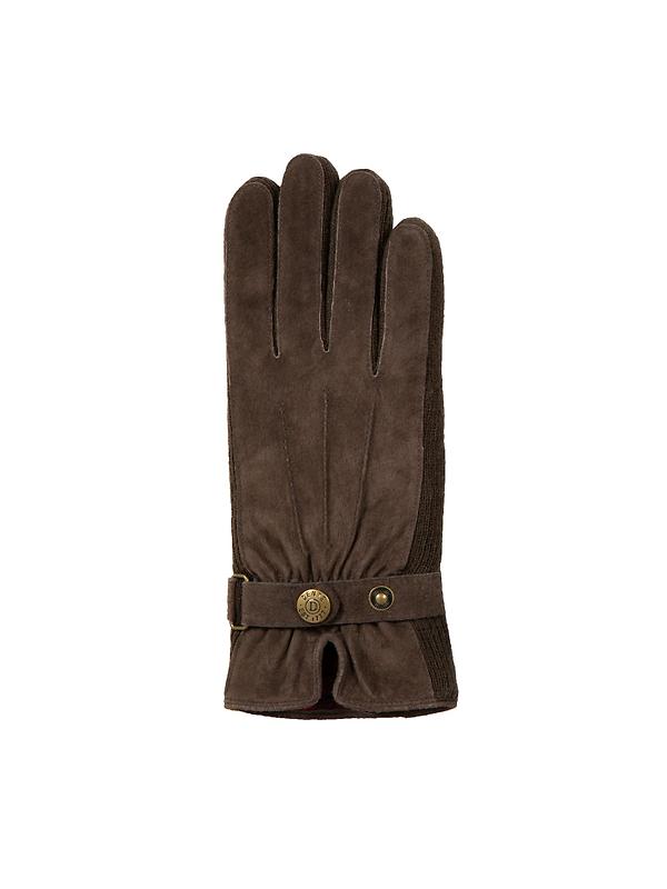 Dents Women's Laura Three-Point Fleece-Lined Suede Gloves - Mocca Image 9