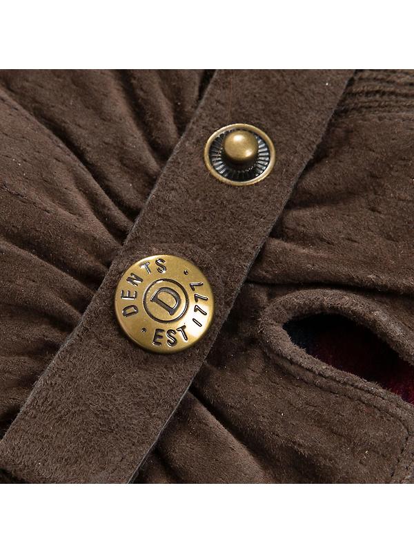 Dents Women's Laura Three-Point Fleece-Lined Suede Gloves - Mocca Image 12