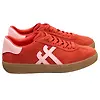 FitFlop Women's The Dash FF T-Toe Suede Trainers - Cherry Tomato / Warm Pink Colour thumbnail
