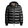 Parajumpers Men's Pharrell Hooded Down Bomber Jacket - Black Colour thumbnail
