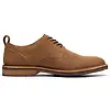 Clarks Men's Aldwin Lace Derby Shoes - Tan Suede Colour thumbnail