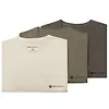 Belstaff Men's 3 Pack Cotton Jersey T-Shirt - Olive / Khaki Green / Pale Stone Colour thumbnail