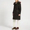 Joules Women's Aspen Long Showerproof Padded Coat - Black Colour thumbnail