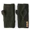 Holland Cooper Women's Cortina Fingerless Gloves - Fern Green Colour thumbnail