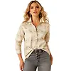 Ariat Women's Billie Jean Western Shirt - Sandstone Sw Print Colour thumbnail