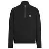 Belstaff Men's Cotton Fleece Quarter Zip Sweatshirt - Black Colour thumbnail