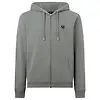 Belstaff Men's Cotton Fleece Belstaff Full Zip Hoodie - Atlantic Grey Colour thumbnail